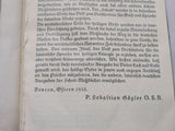 1933 German "Volks-Schott" Catholic Service Book in Cover