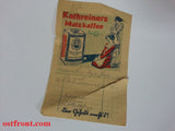 Original German Full 500 Gramm Bag of Kathreiner Malt Coffee