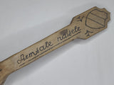 Original Estonian 1941 Prisoner of War Carved Wooden Spoon