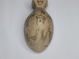 Original Estonian 1941 Prisoner of War Carved Wooden Spoon