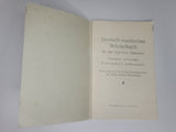 Immediate Postwar German-Russian Dictionary Approved by the Red Army