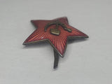 Original Soviet Cap Star 2 Piece Construction (as-is)