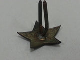 Repro Large Green Enamel Soviet Cap Star
