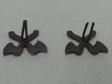 Repro Large Crossed Axe Devices Engineer Collar Tabs