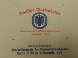 Original German Butter Ration Wrapper / Packaging