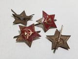 Original Small Red Enamel Soviet Cap Star (AS-IS)