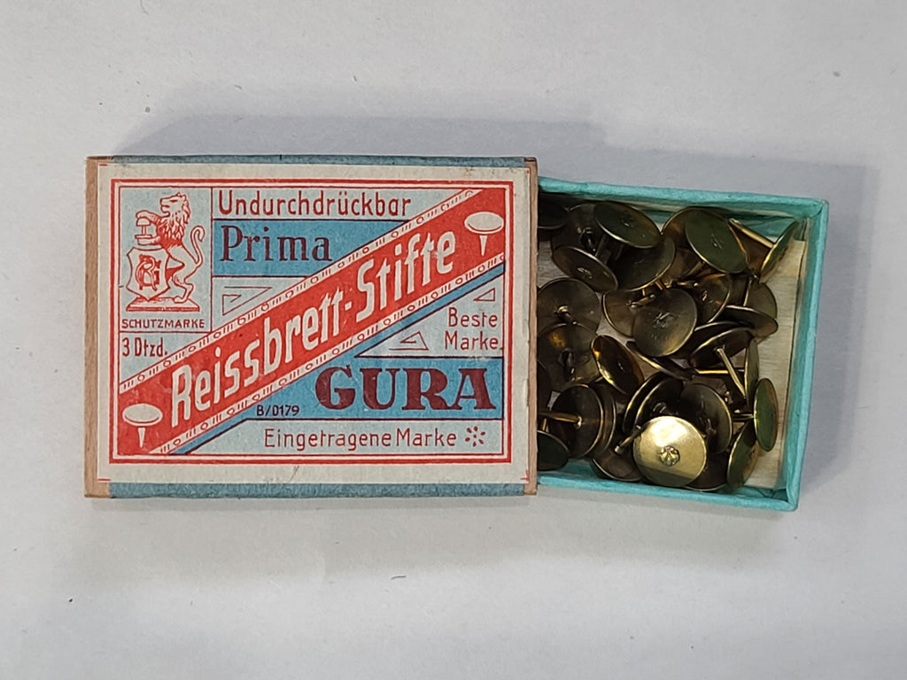 Original German Gura Thumbtacks in Box