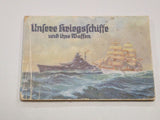 Original German Boat Identification Book Unsere Kriegsschiffe