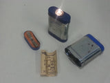 Original WWII German Daimon Blue Mini Pocket Flashlight
