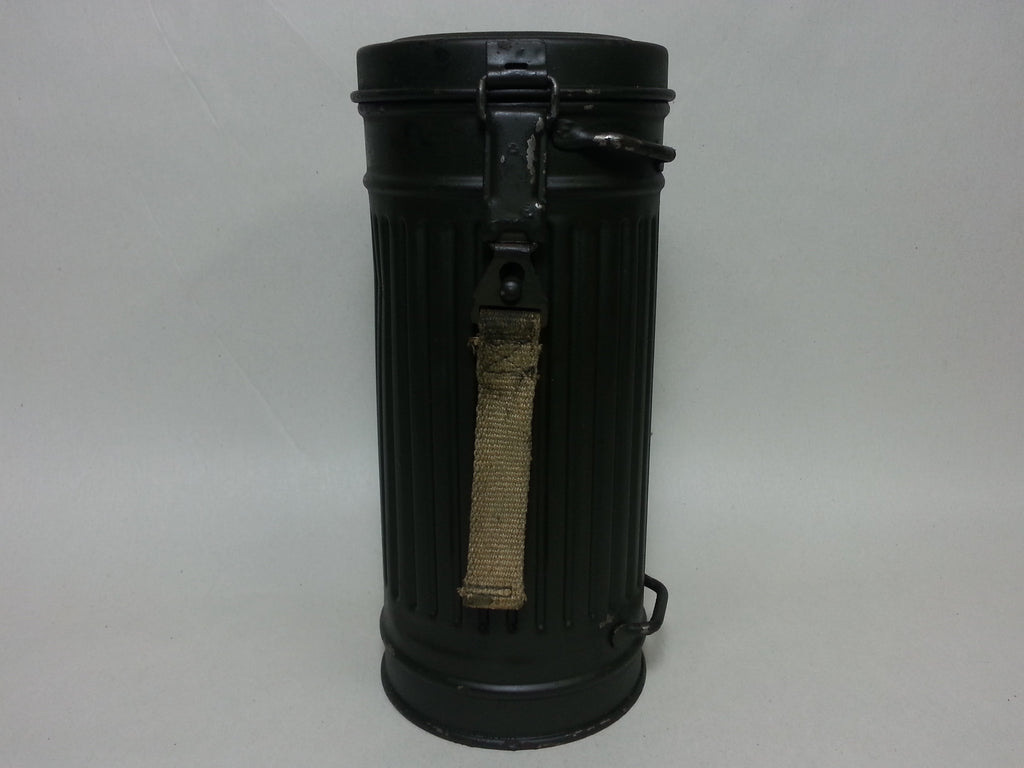 Original WWII German Gas Mask Can 1944
