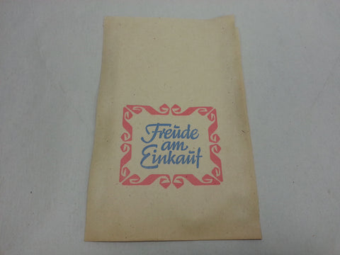 Original WWII German Paper Shopping Bag
