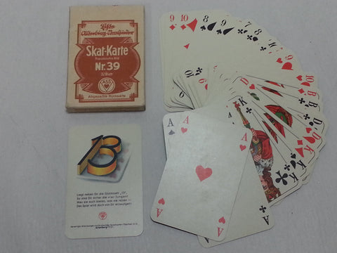 Original WWII German Skat Nr.39 Playing Cards