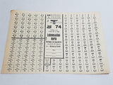 Original WWII German Youth Ration Card Coburg 1945 Bread, Fat Jgd 74