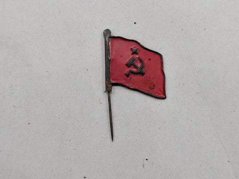 Original WWII Soviet Russian Flag Pin