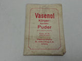 Original WWII Vasenol German Body Powder Refill Packet