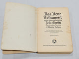 1941 German New Testament Evangelical Bible with Psalms
