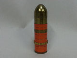 Pre-WWII German Art Deco Bullet Shaped Lighter ORANGE 1920s