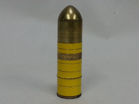 Pre-WWII German Art Deco Bullet Shaped Lighter YELLOW 1920s
