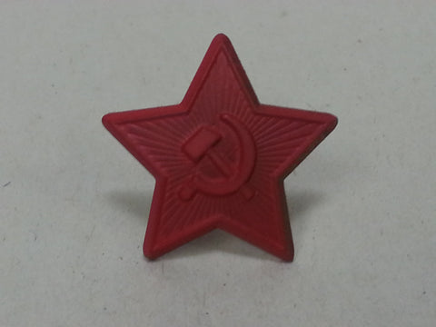 Repro WWII Small Red Painted Soviet Russian Cap Star