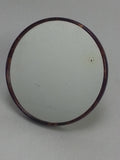 WWII German Foldable Round Shaving Mirror Brown Celluloid