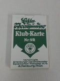 WWII German Skat Nr.9R Green Playing Cards
