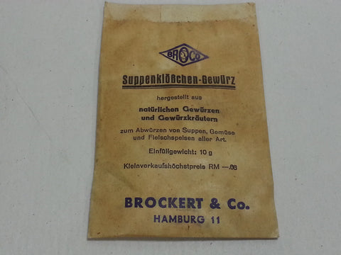WWII German Soup Spice Packet Suppenklößchen Gewürz