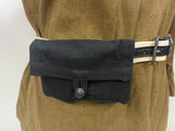 WWII Soviet Russian Reproduction Black Canvas Ammo Pouch