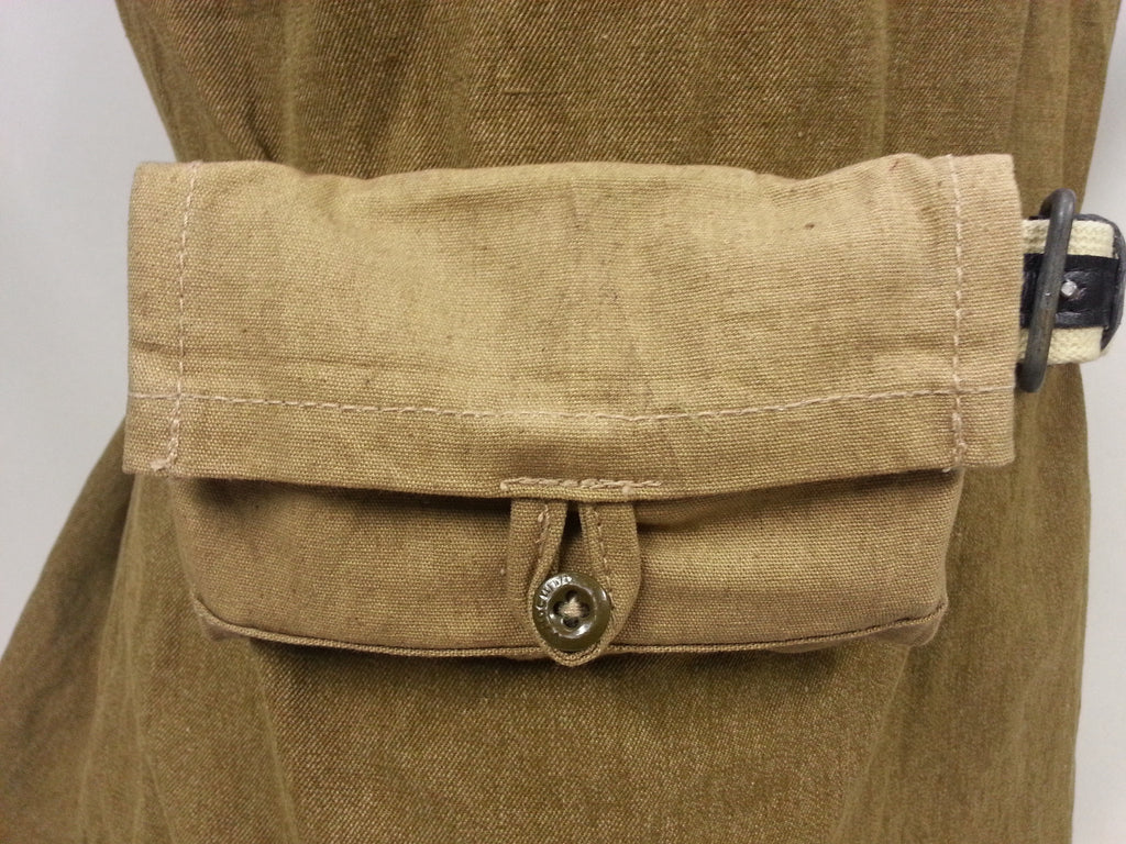 WWII Soviet Russian Reproduction Tan Canvas Ammo Pouch