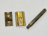 Original Soviet Brass Box and Razor