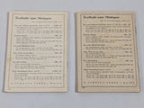 Original German Soldier's Songbooks Vol 2 & 3